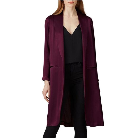 Allen Schwartz Suki Satin Jacket M - Picture 1 of 12